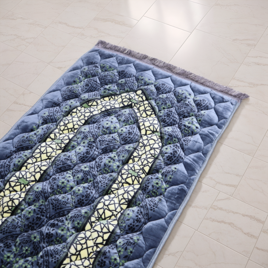 Mughal Janamaz Printed Prayer Mat-Hira