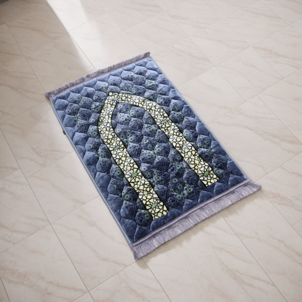 Mughal Janamaz Printed Prayer Mat-Hira