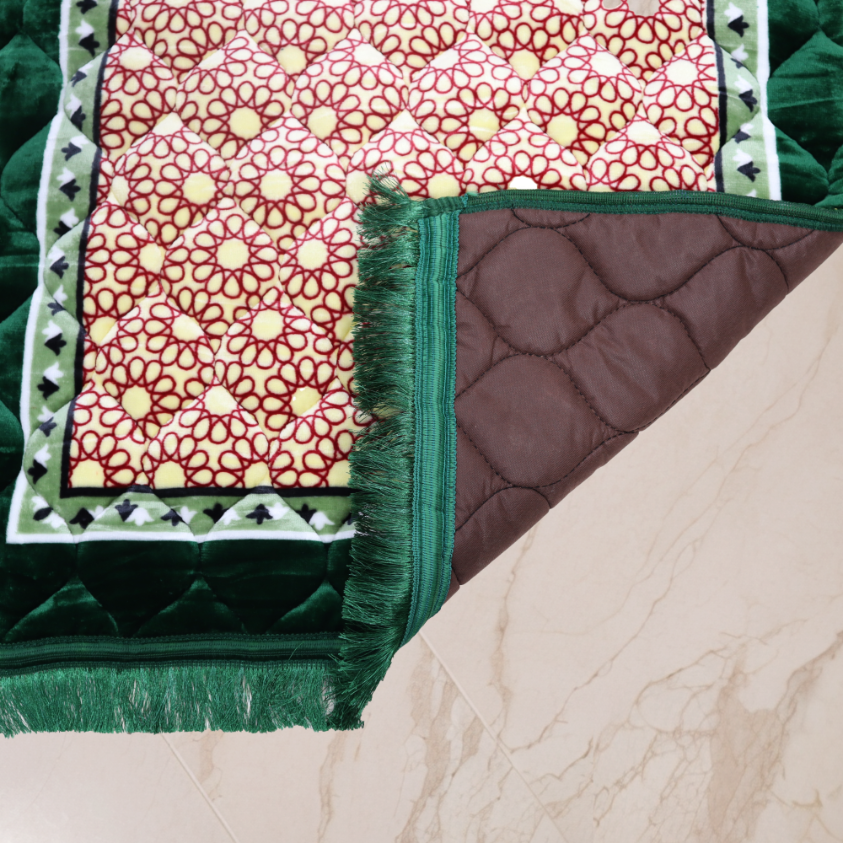 Mughal Janamaz Printed Prayer Mat-Spring
