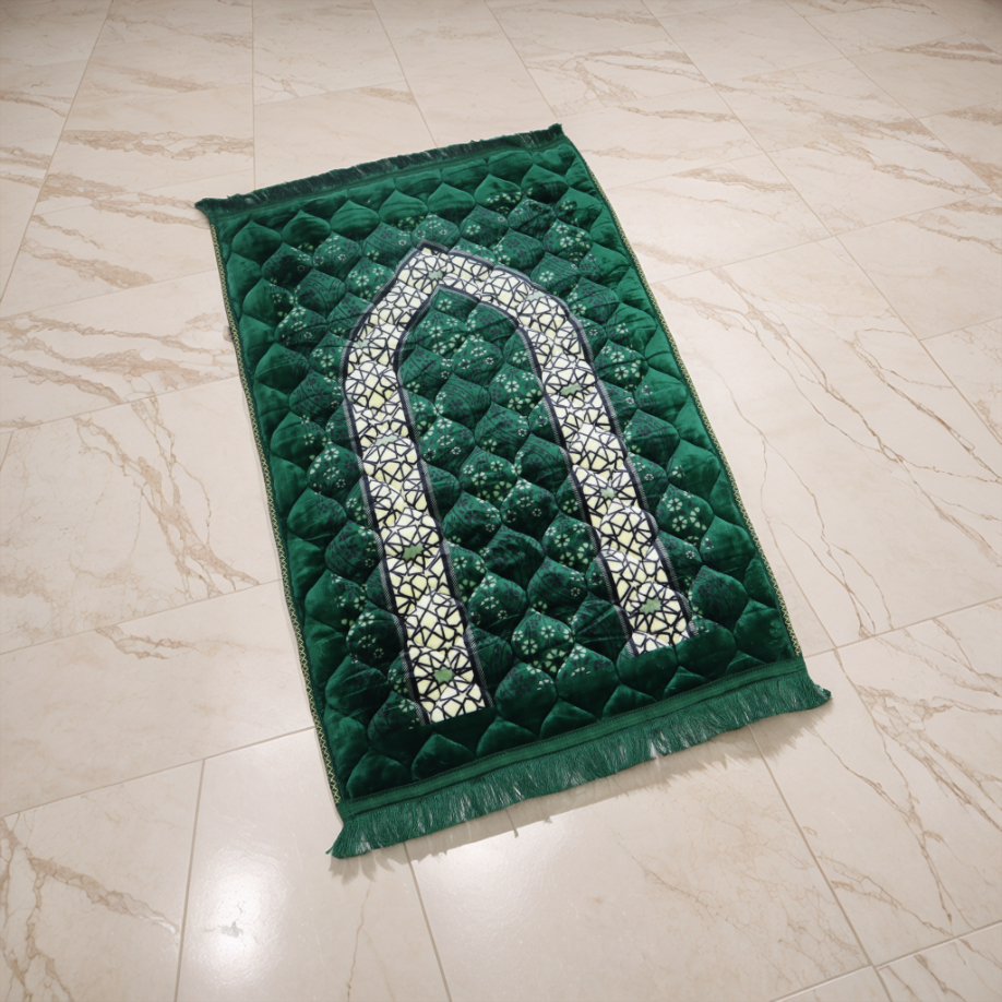 Mughal Janamaz Printed Prayer Mat-Firdous