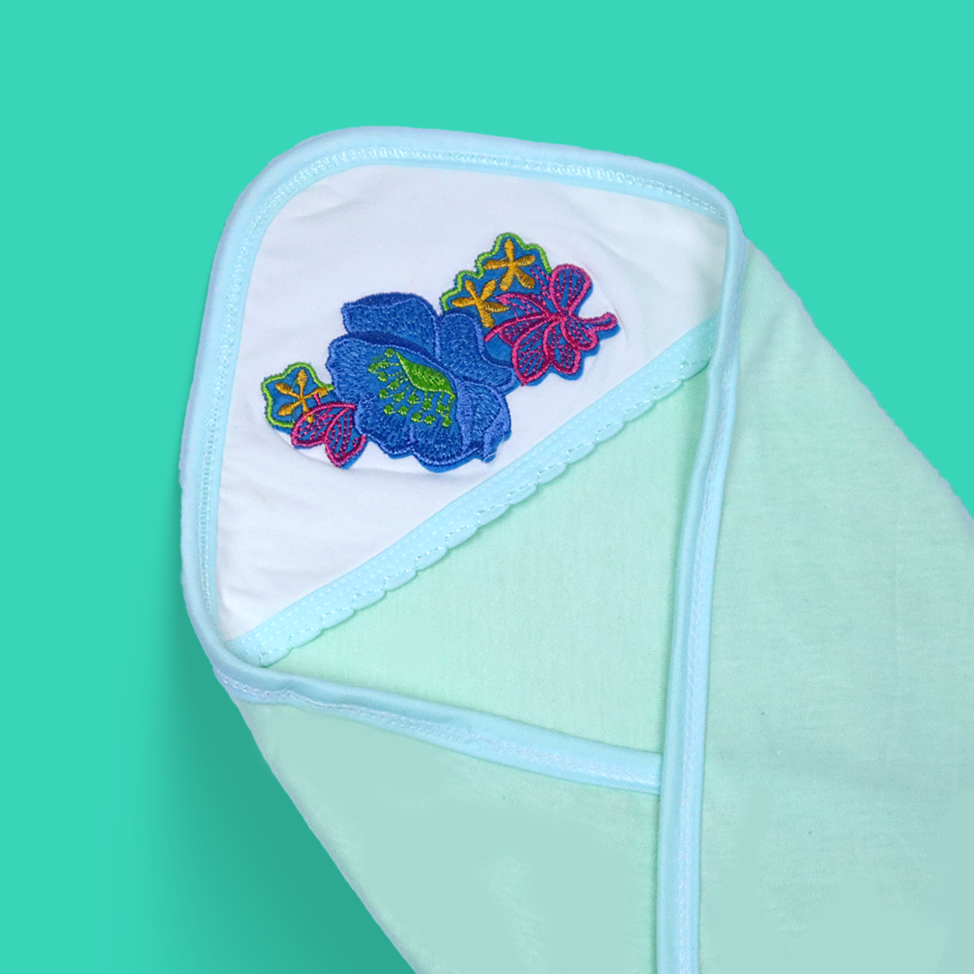 Baby Swaddle Sheet - Bright Green
