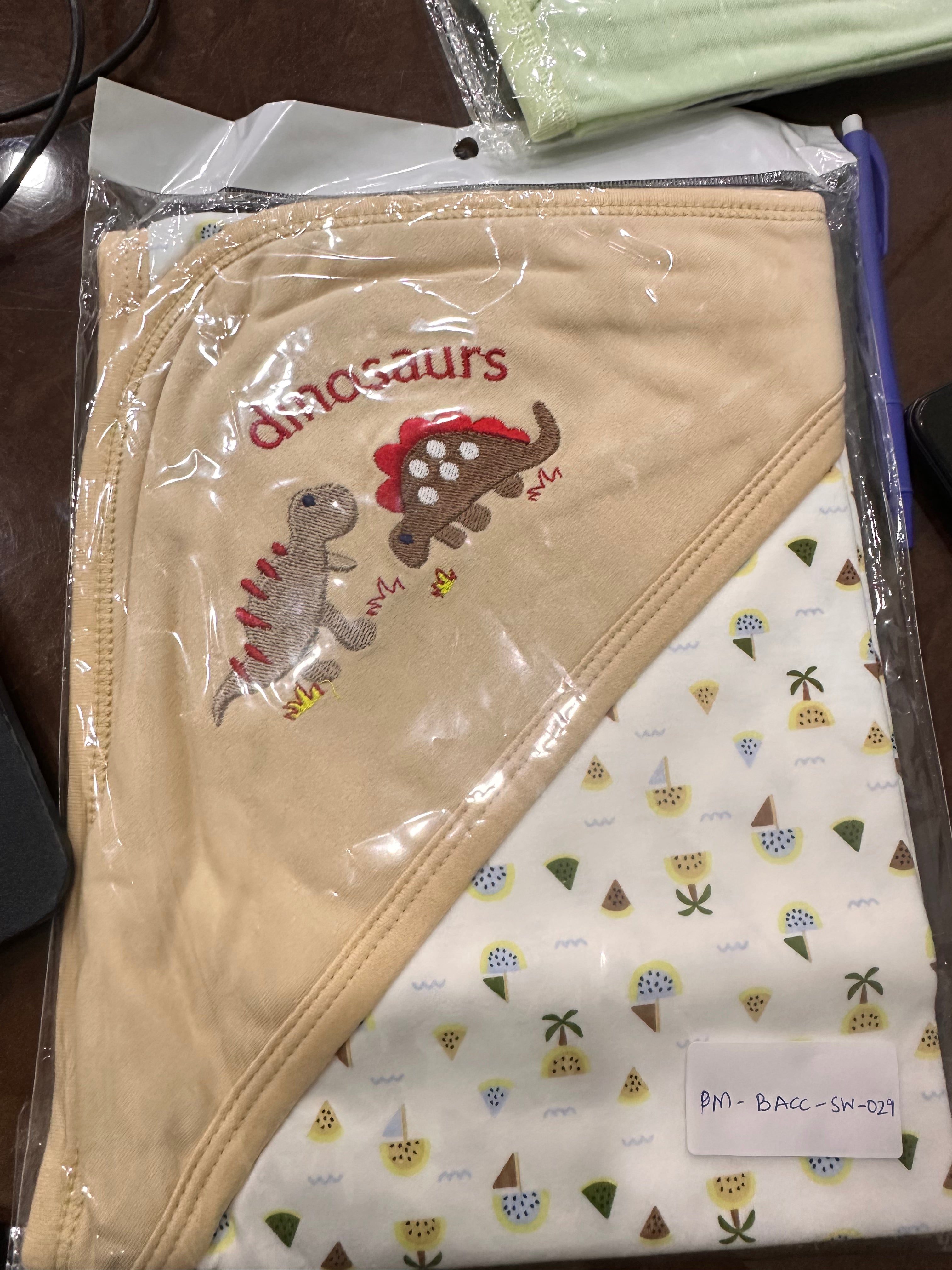 Baby Swaddle Sheet-Beige