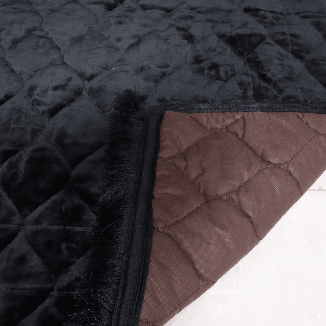 Mughal Janamaz Prayer Mat-Ebony