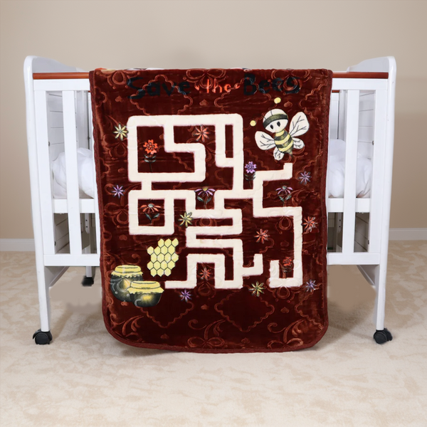 Cuddle Me Baby AC Flannel Blanket - Jigglebee