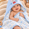 Baby Swaddle Sheet - Ice Blue