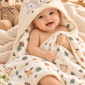 Baby Swaddle Sheet - Cream