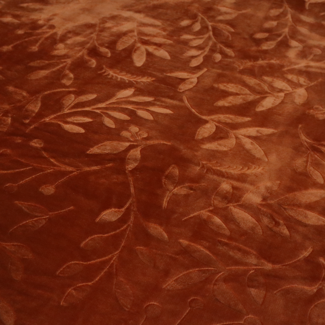 Mansion AC Blanket Flannel Double Bed-Golden