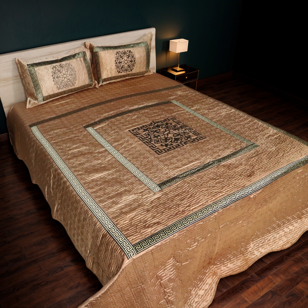 Kyaara Bed Sets- Golden