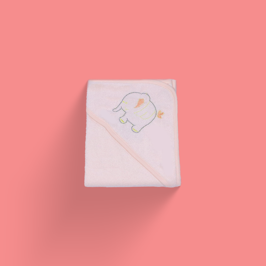 Baby Bath Towel Sheet - Light Peach