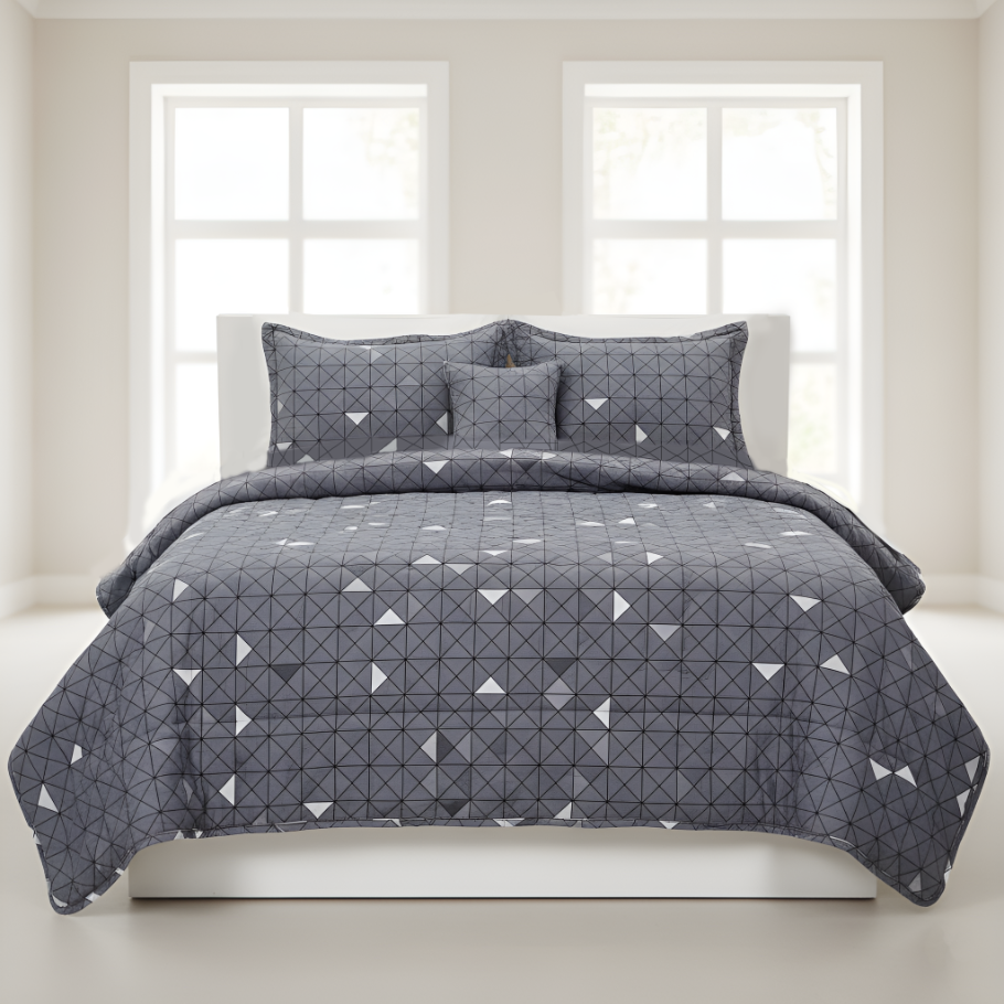 Comfora 5 Pcs Bed in a Bag - Linear Luxe