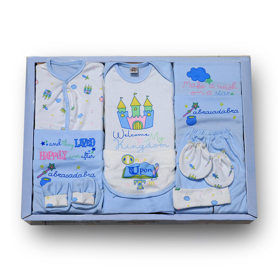 Baby Gift Set- 12 Pieces Set- Magic Village- Blue