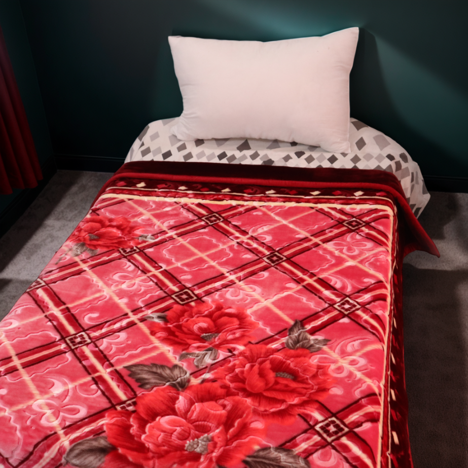 Emperor Single Bed 3+ KG Blanket - Blushberry