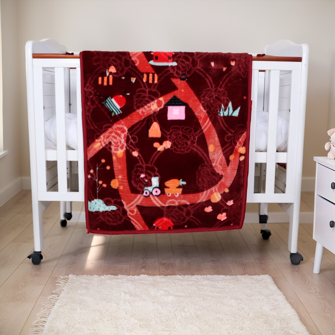 Zipper Blanket Baby Luv- Red Loop