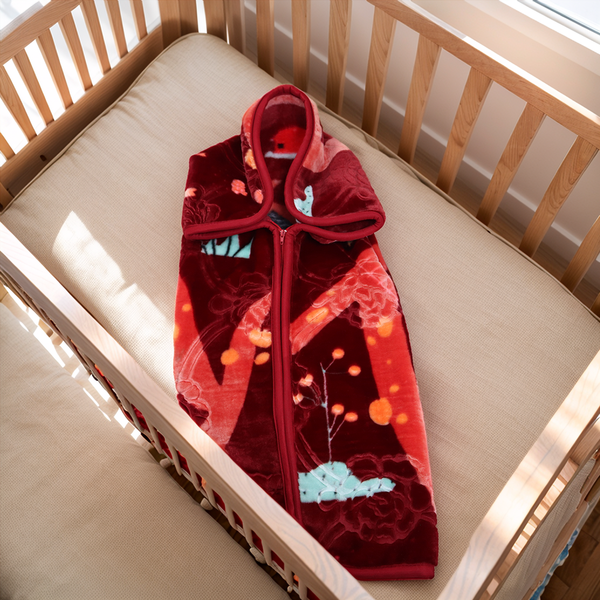 Zipper Blanket Baby Luv- Red Loop