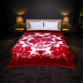 Super Duper 5KG 2-Ply Double Bed Blanket - Crimson