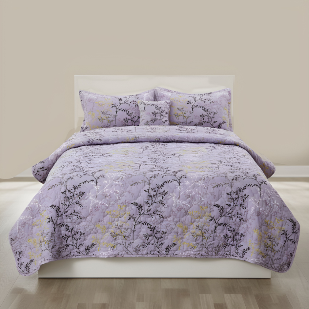Comfora 5 Pcs Bed in a Bag-Mauve