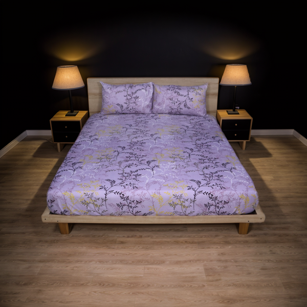 Fantasy Fitted Bed Sheet - Mauve