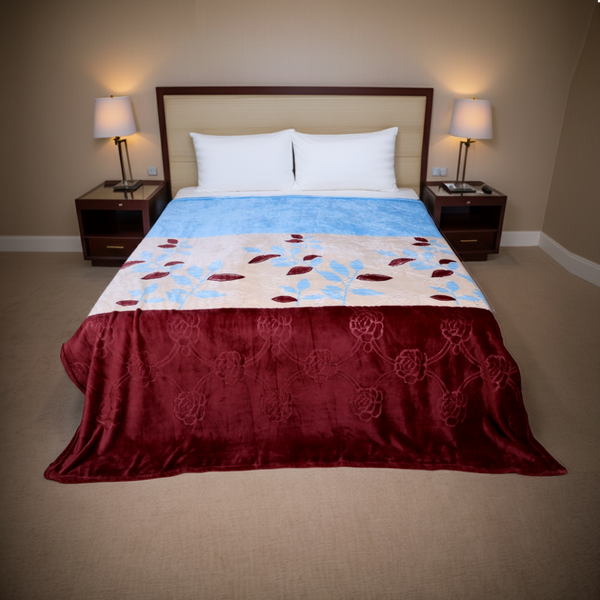 Supremo Double Flannel Blanket-Dove