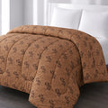 Printed King Bed Comforter - Ochre