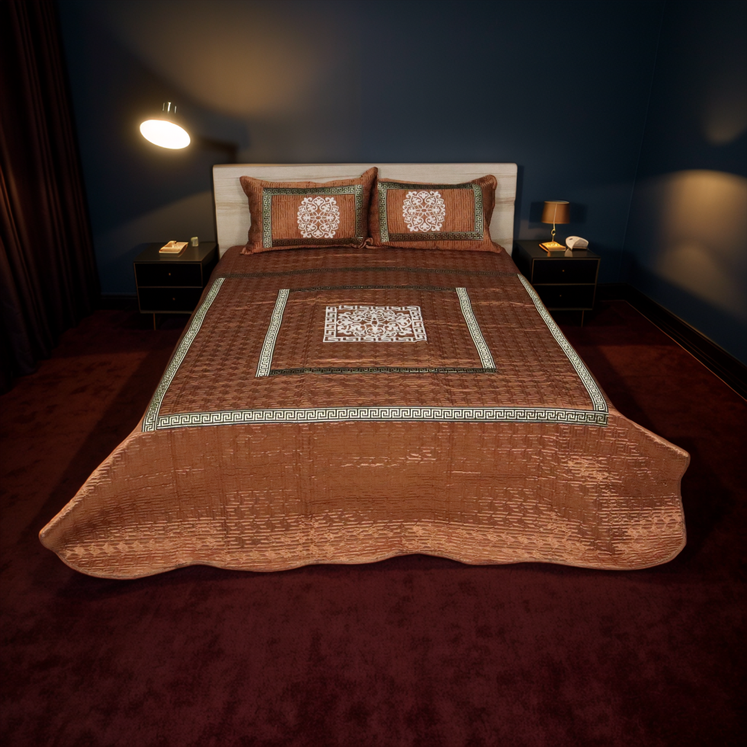 Kyaara Bed Sets- Rust
