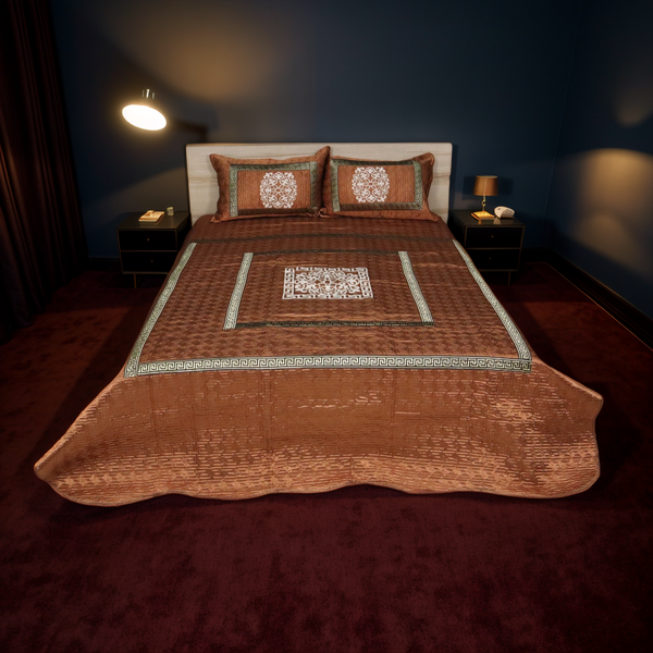 Kyaara Bed Sets- Rust