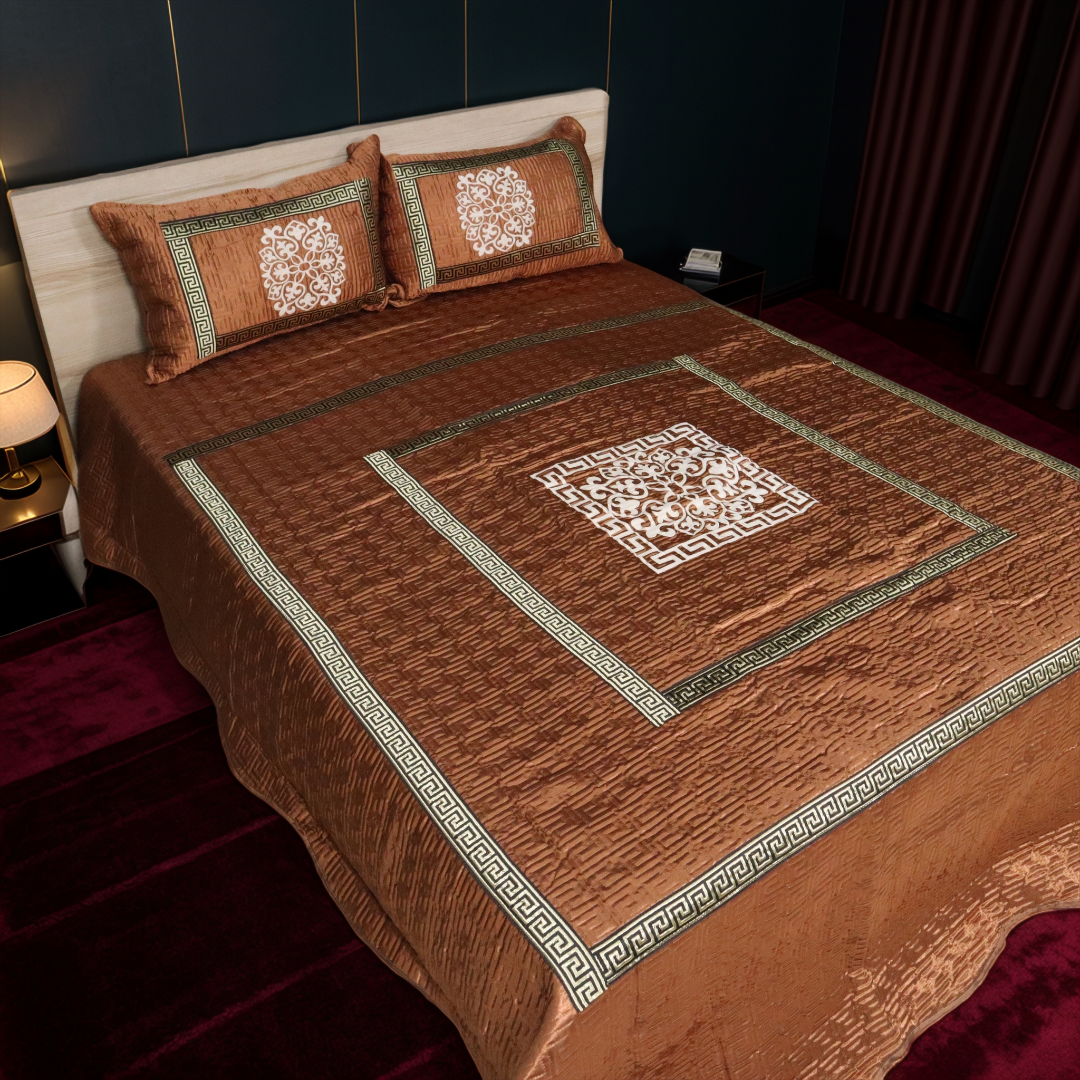 Kyaara Bed Sets- Rust