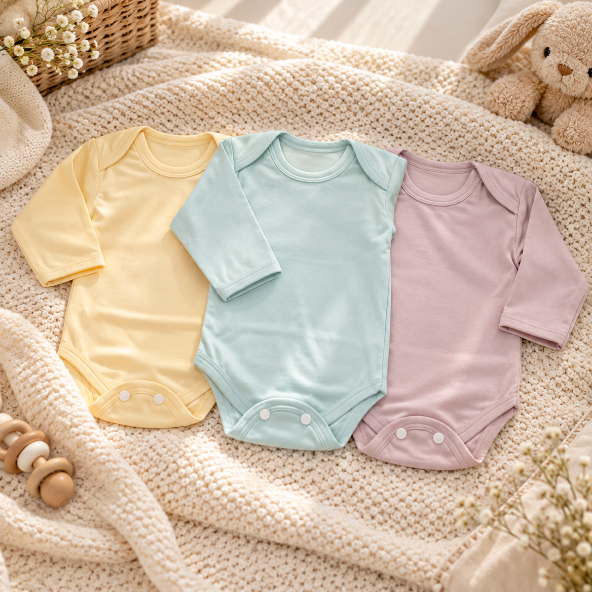 Mom's Hug Pack of 3 Rompers
