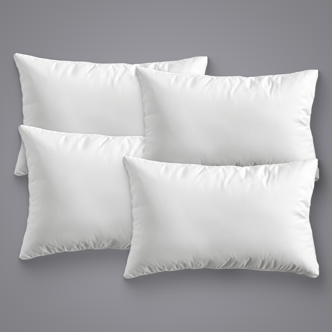 White Cotton Pillow-Quad