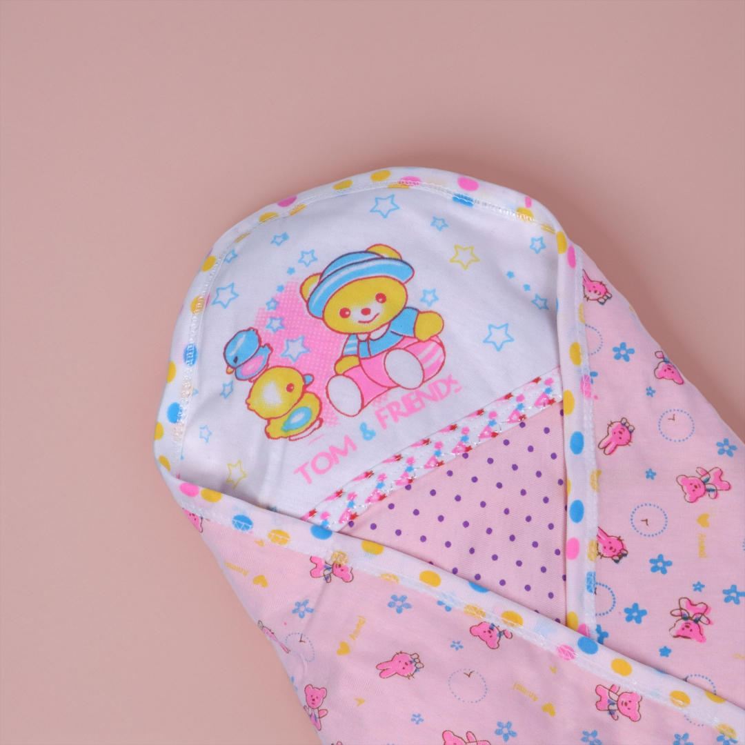 Baby Swaddle Sheet - Pastel Pink