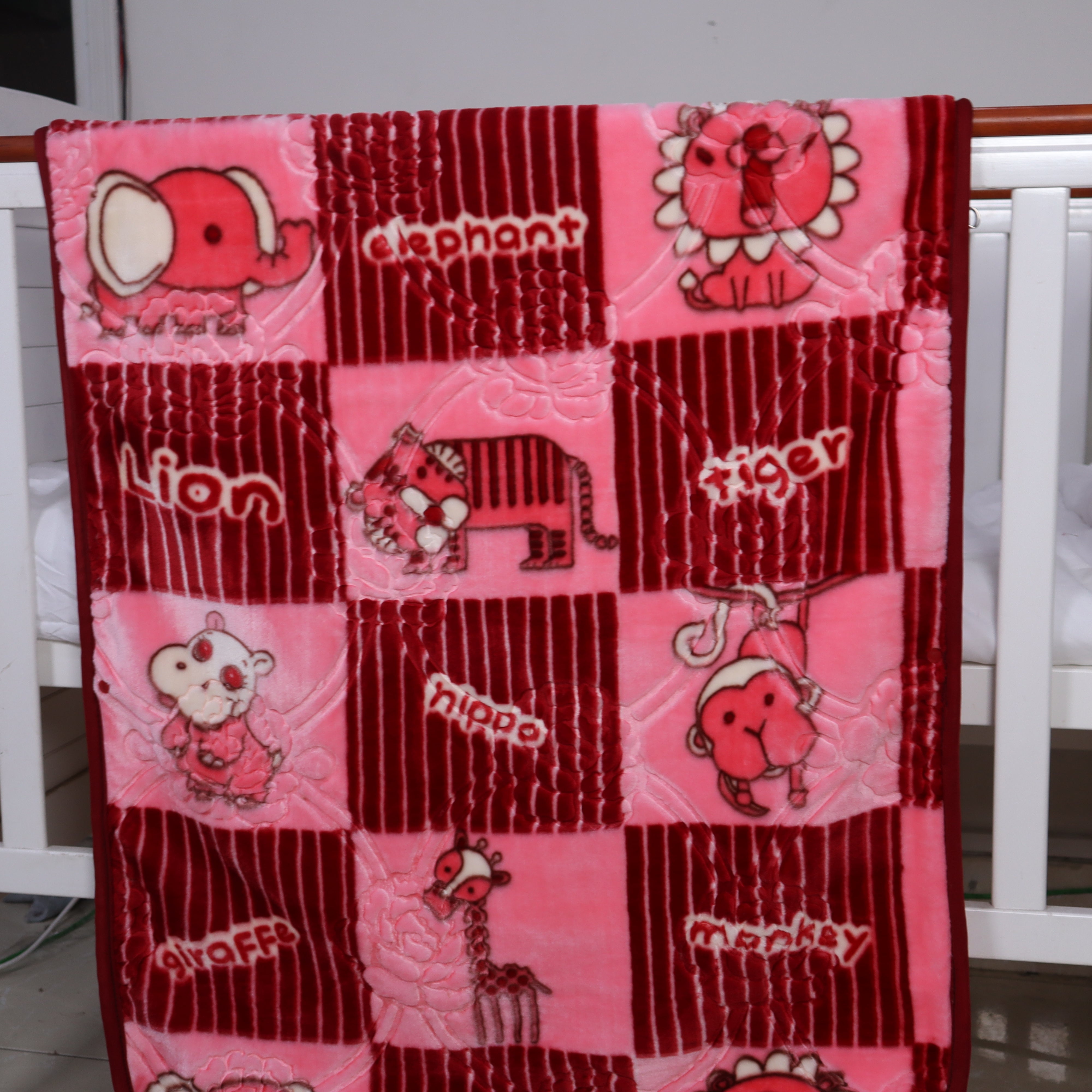 Zipper Baby Blanket Baby Luv- Rosewood