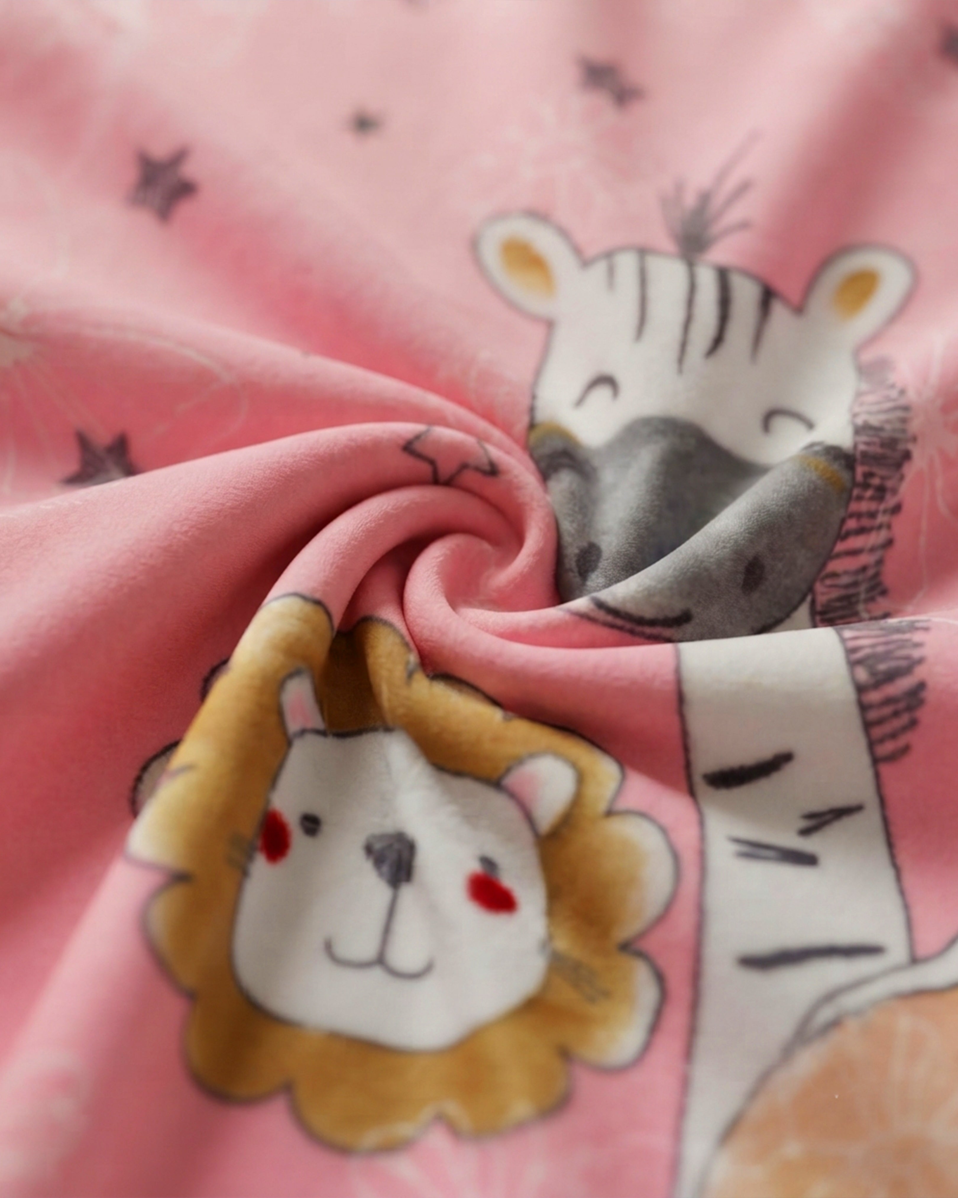 Tiny Tots Kids Blanket - Safari Trio