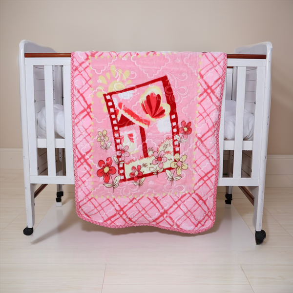 Cuddle Me Baby AC Flannel Blanket - Pinknook