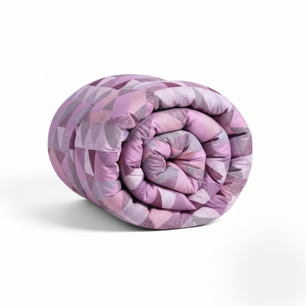 Printed King Bed Comforter - Pink Pop