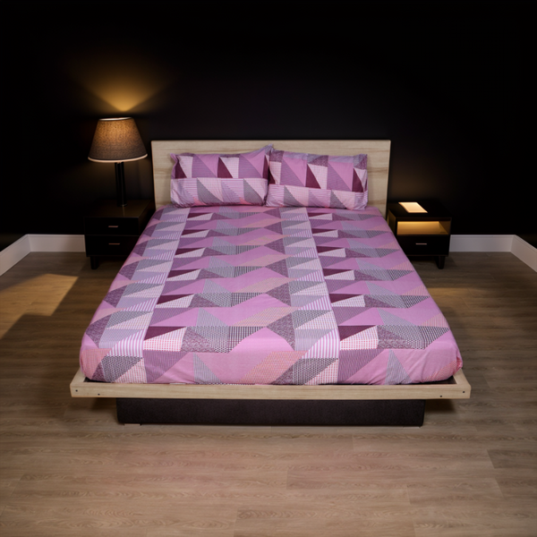 Fantasy Fitted Bed Sheet - Pink Pop