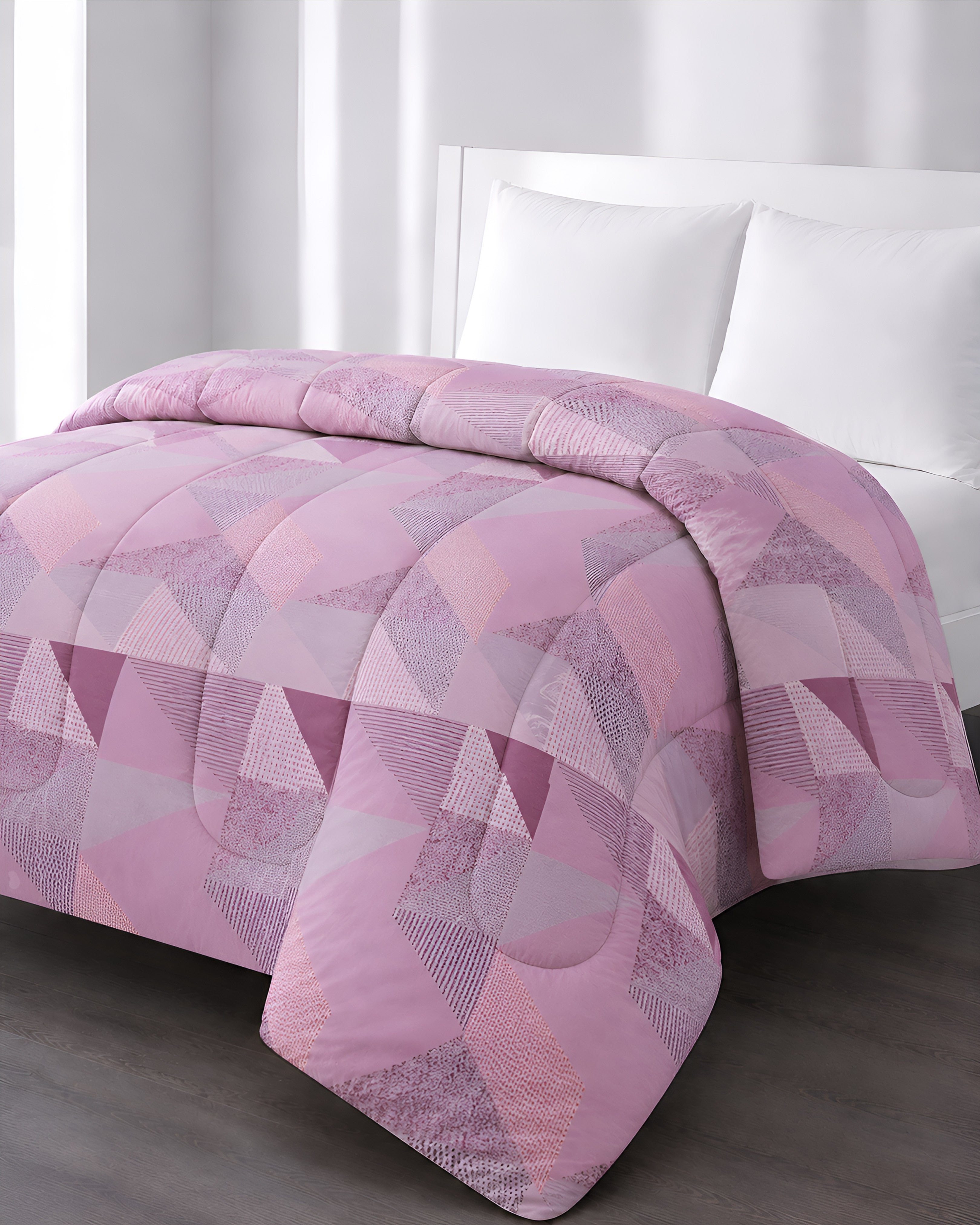 Printed King Bed Comforter - Pink Pop