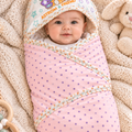 Baby Swaddle Sheet - Pastel Pink