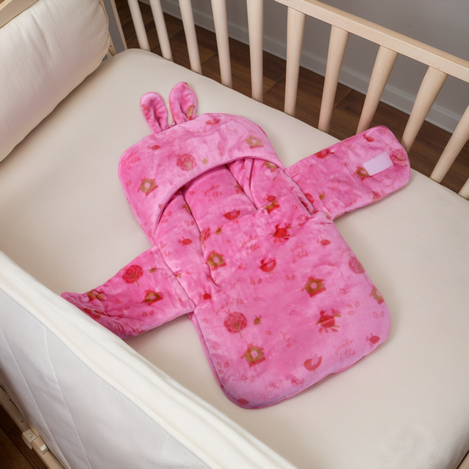 Cuddle Me 3D Mink Baby Carrier Nest-Blossom Pink