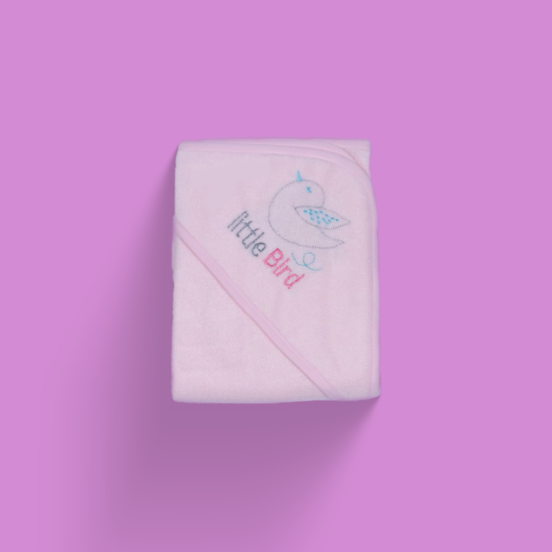 Baby Bath Towel Sheet - Pale Pink