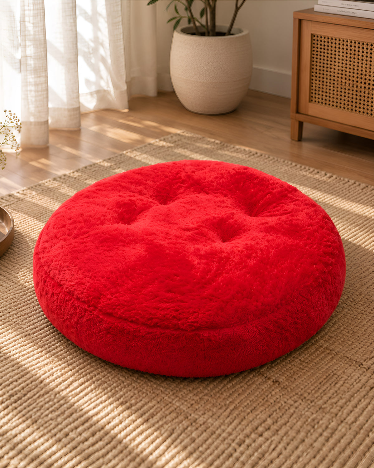 Fluffy Floor Cushion