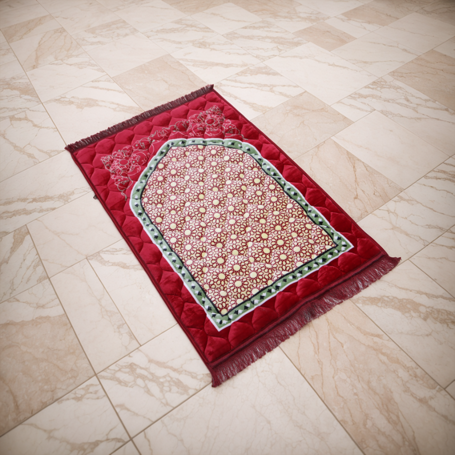 Mughal Janamaz Printed Prayer Mat-Mirana