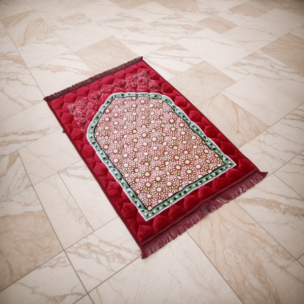 Mughal Janamaz Printed Prayer Mat-Mirana