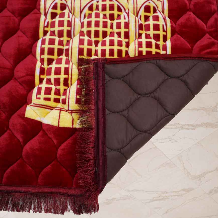 Mughal Janamaz Printed Prayer Mat-Iman