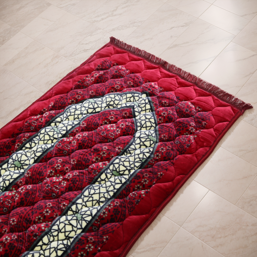 Mughal Janamaz Printed Prayer Mat-Amara