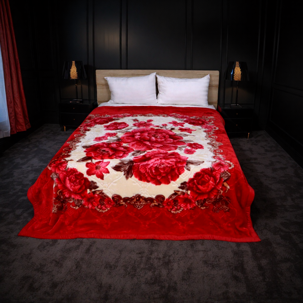 Super Duper Double Bed Blanket-Red