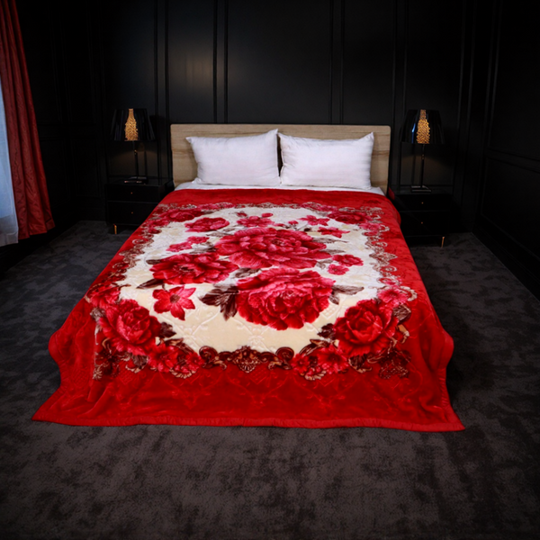 Super Duper Double Bed Blanket-Red