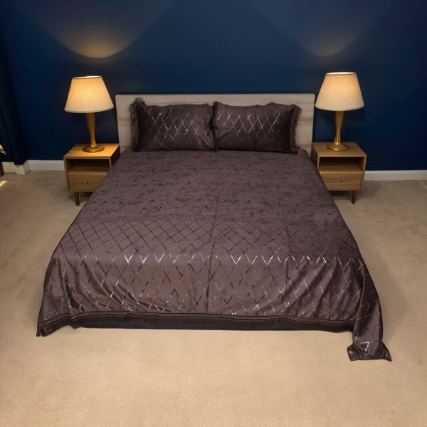 Regal Decor Bed Set - Brown Royale