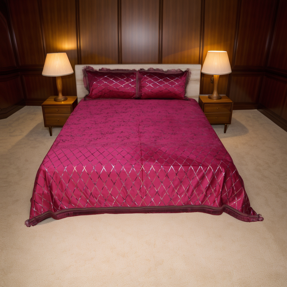 Regal Decor 3-Piece Bed Set - Rose Luxe