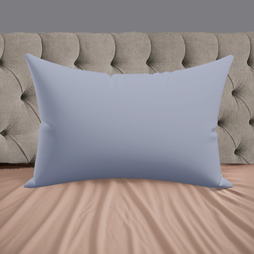 Pair of Pillow Covers-silver gray