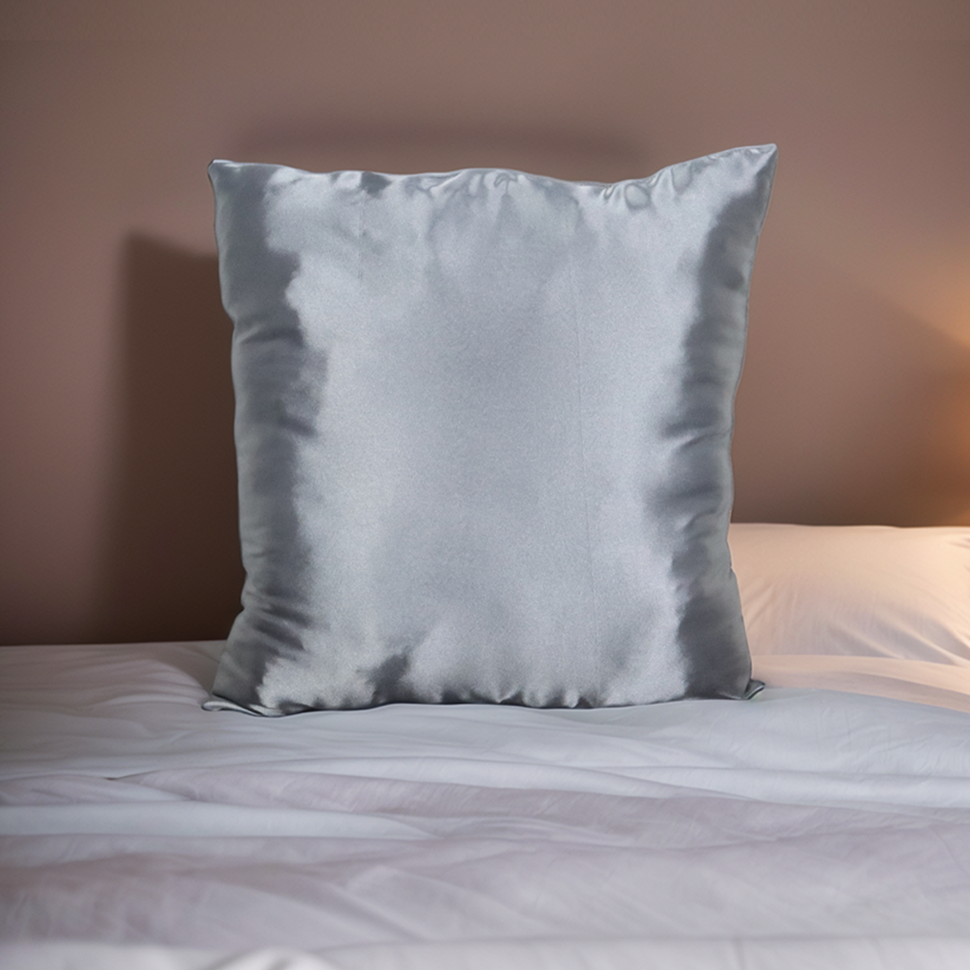Silk Cushion- Grey