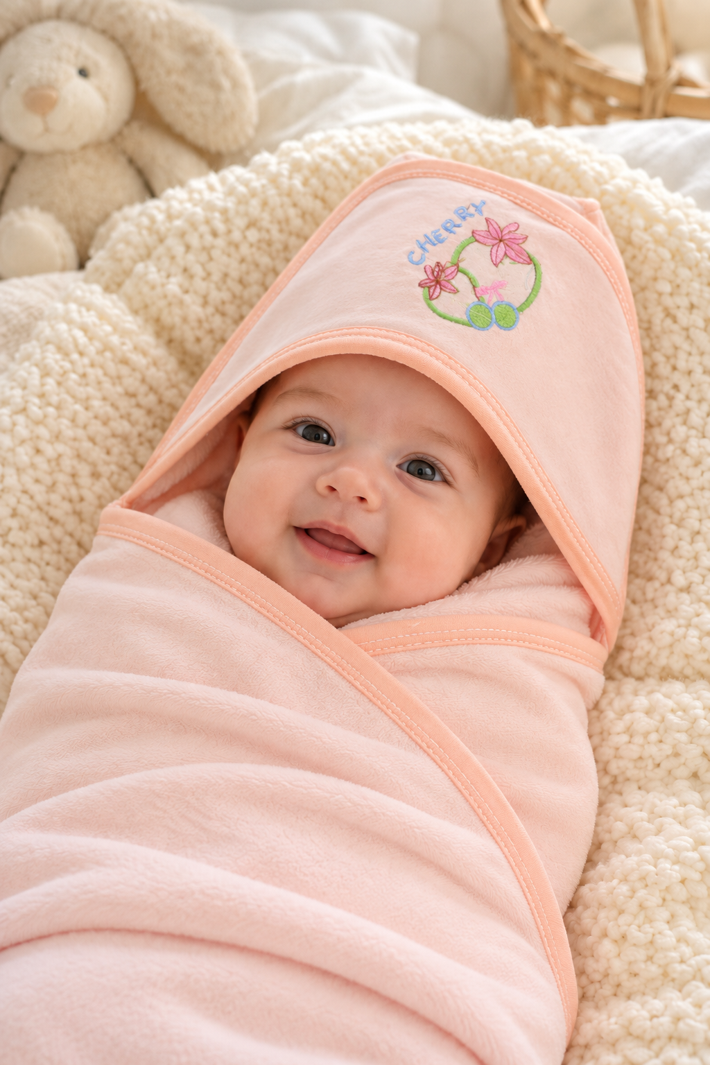 Baby Swaddle Sheet - Orange